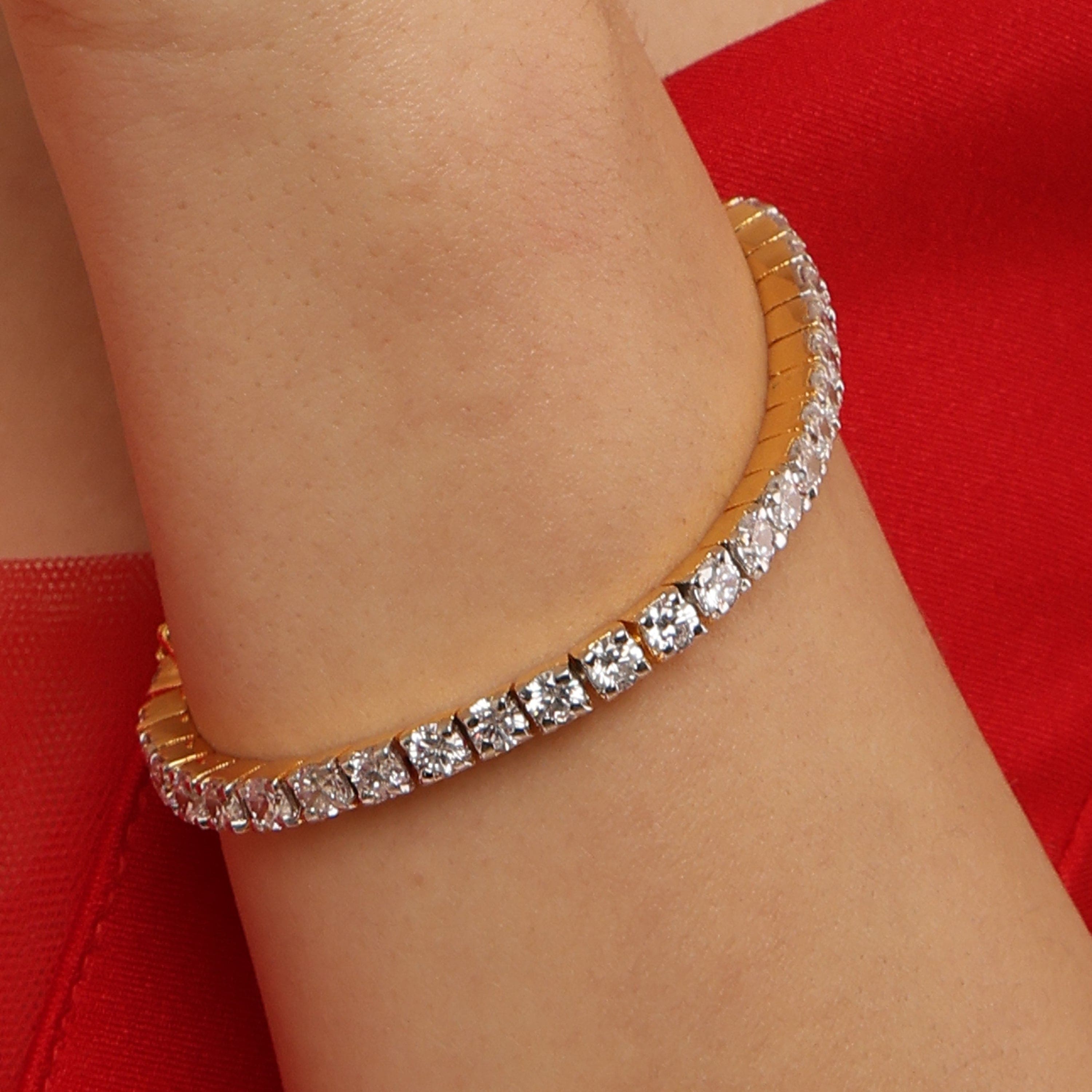 Nakshatra Single Line sterling silver bracelet close-up detail