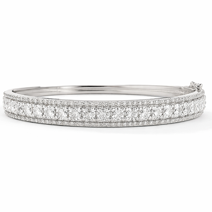 Nova Curve 925 sterling silver bracelet front view