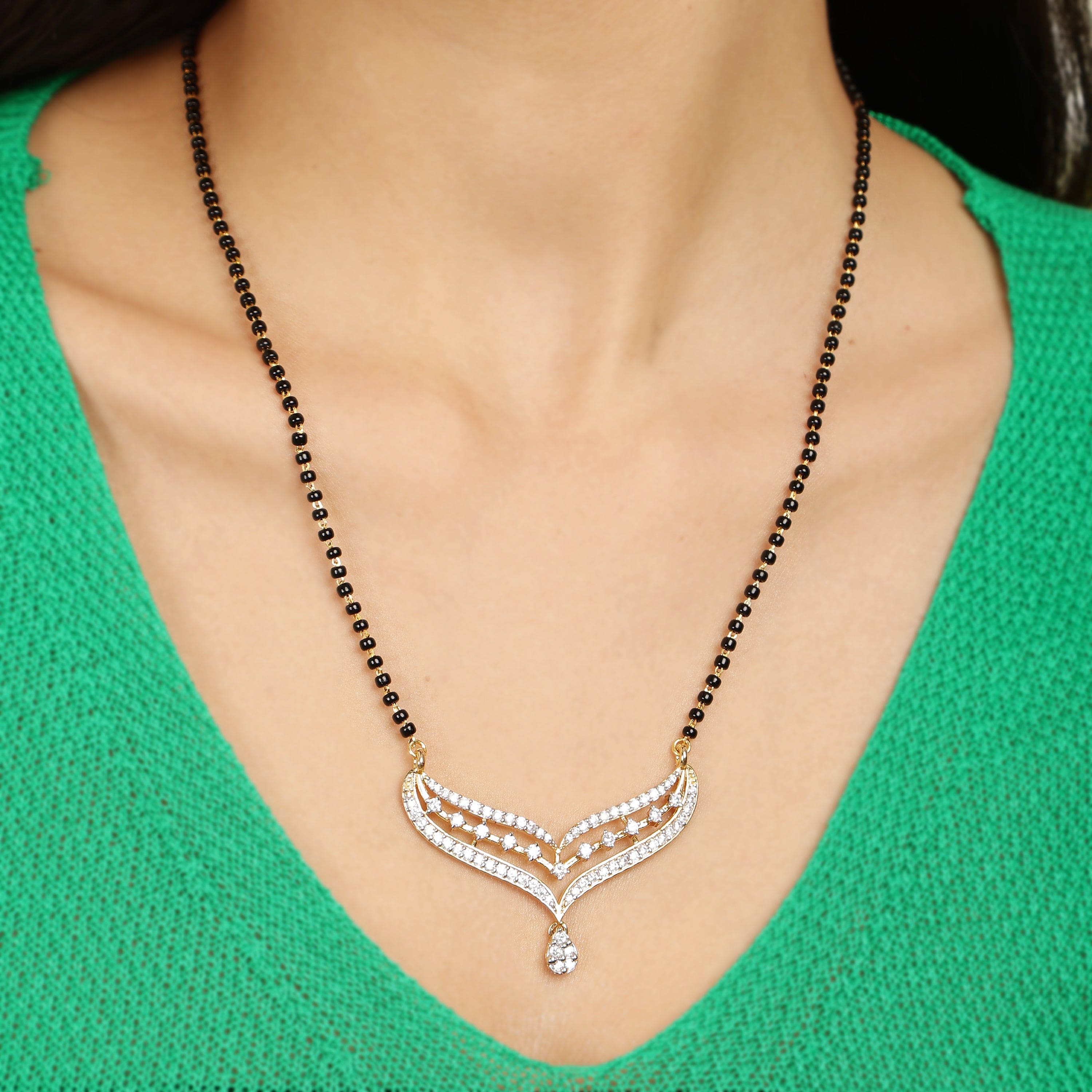 Pavitra Bandhan sterling silver mangalsutra alternate view