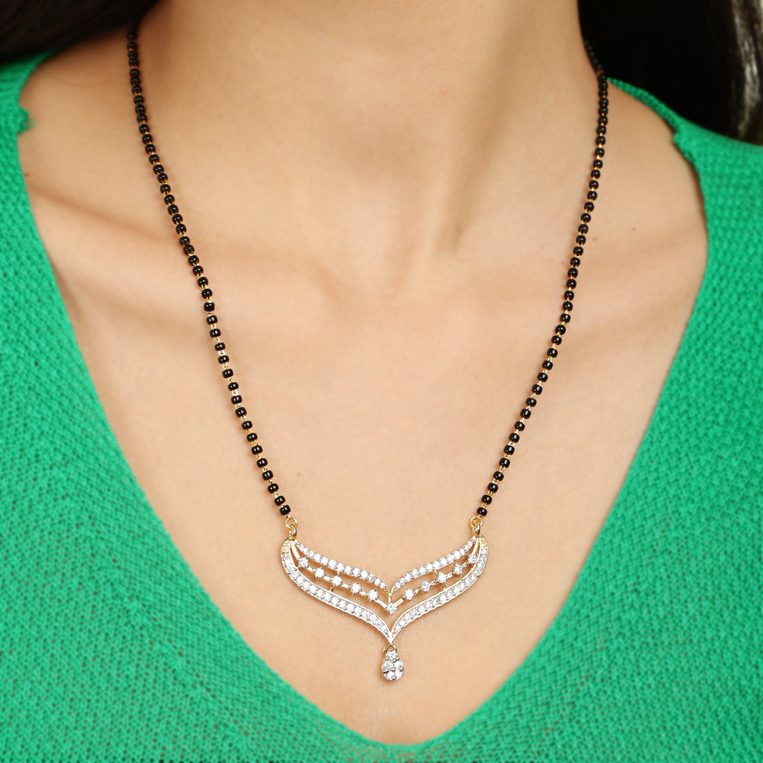Pavitra Bandhan sterling silver mangalsutra alternate view