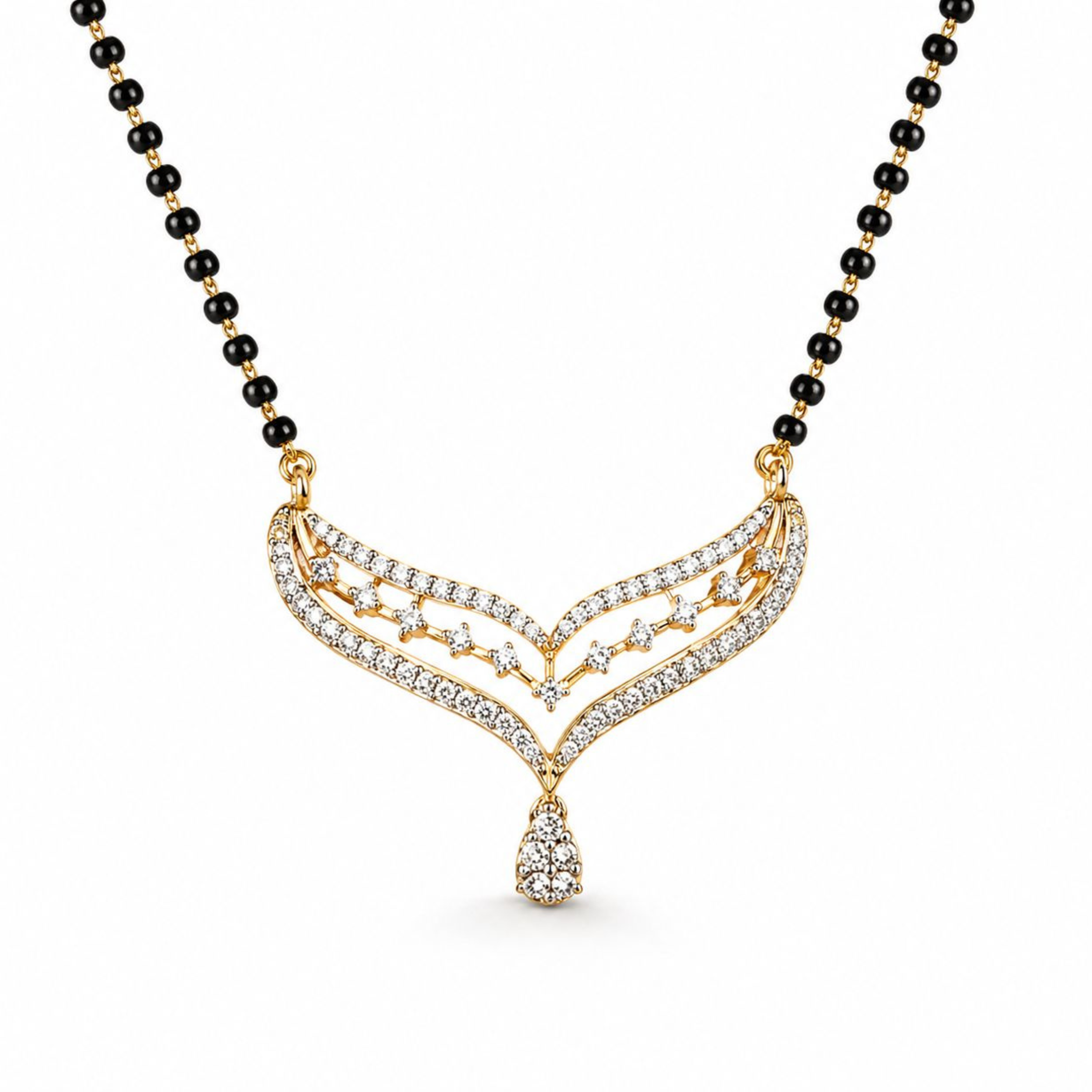 Pavitra Bandhan 925 sterling silver mangalsutra front view