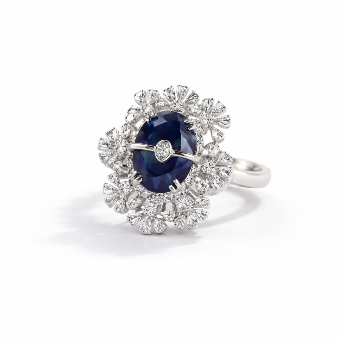 Promise of Colors 925 sterling silver ring side angle view