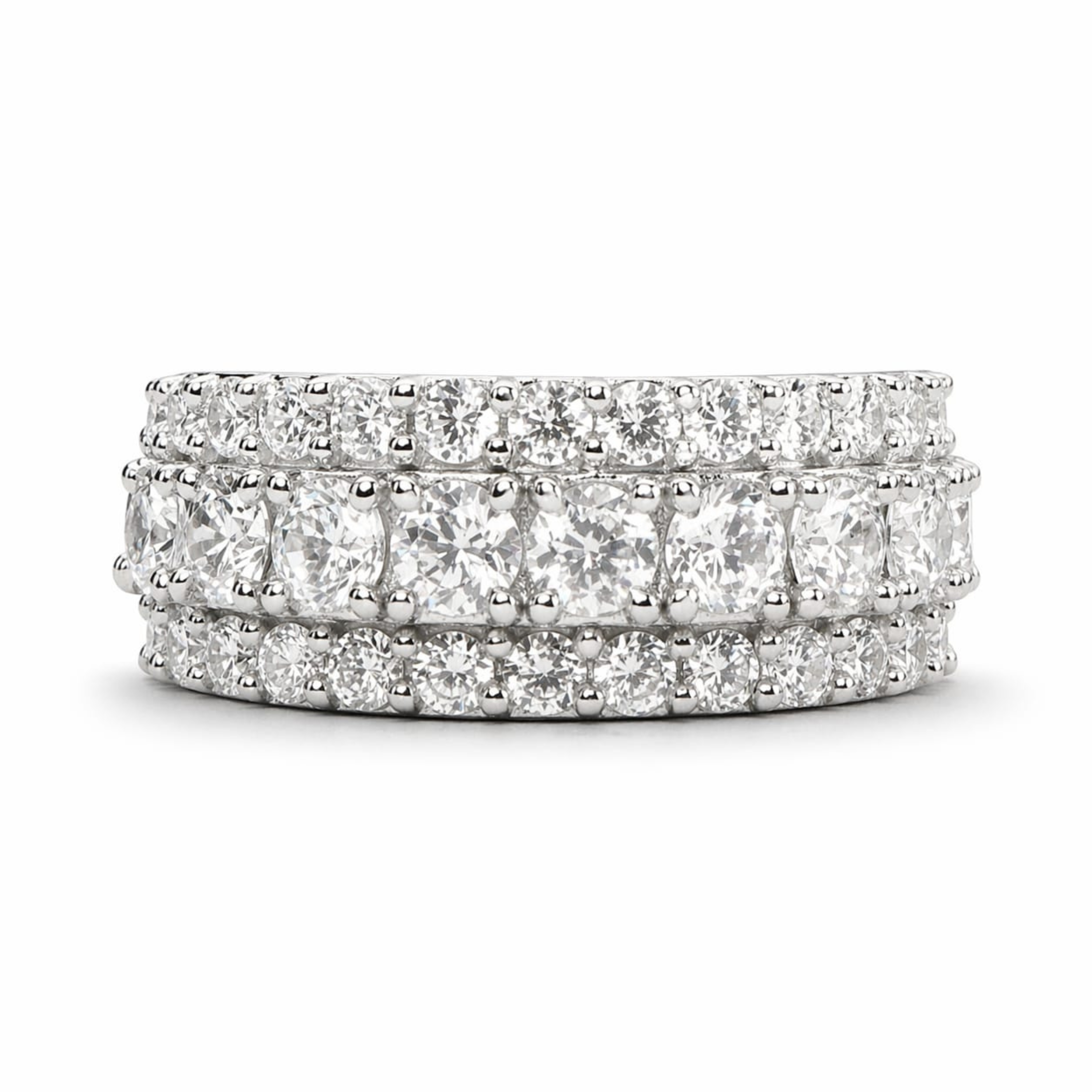 Pure Reflection Band sterling silver ring alternate view