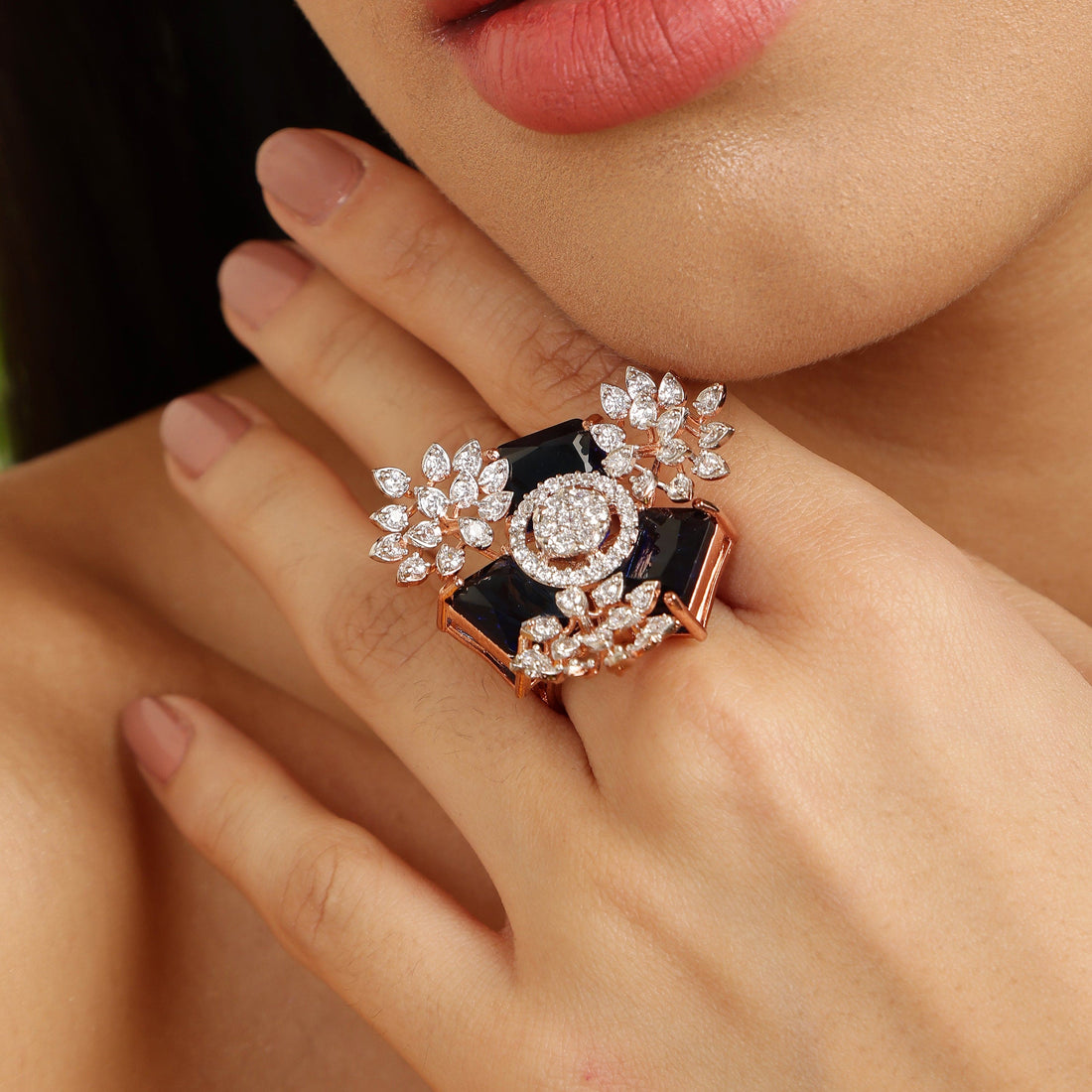 Blooming Spectrum 925 Sterling Silver Ring
