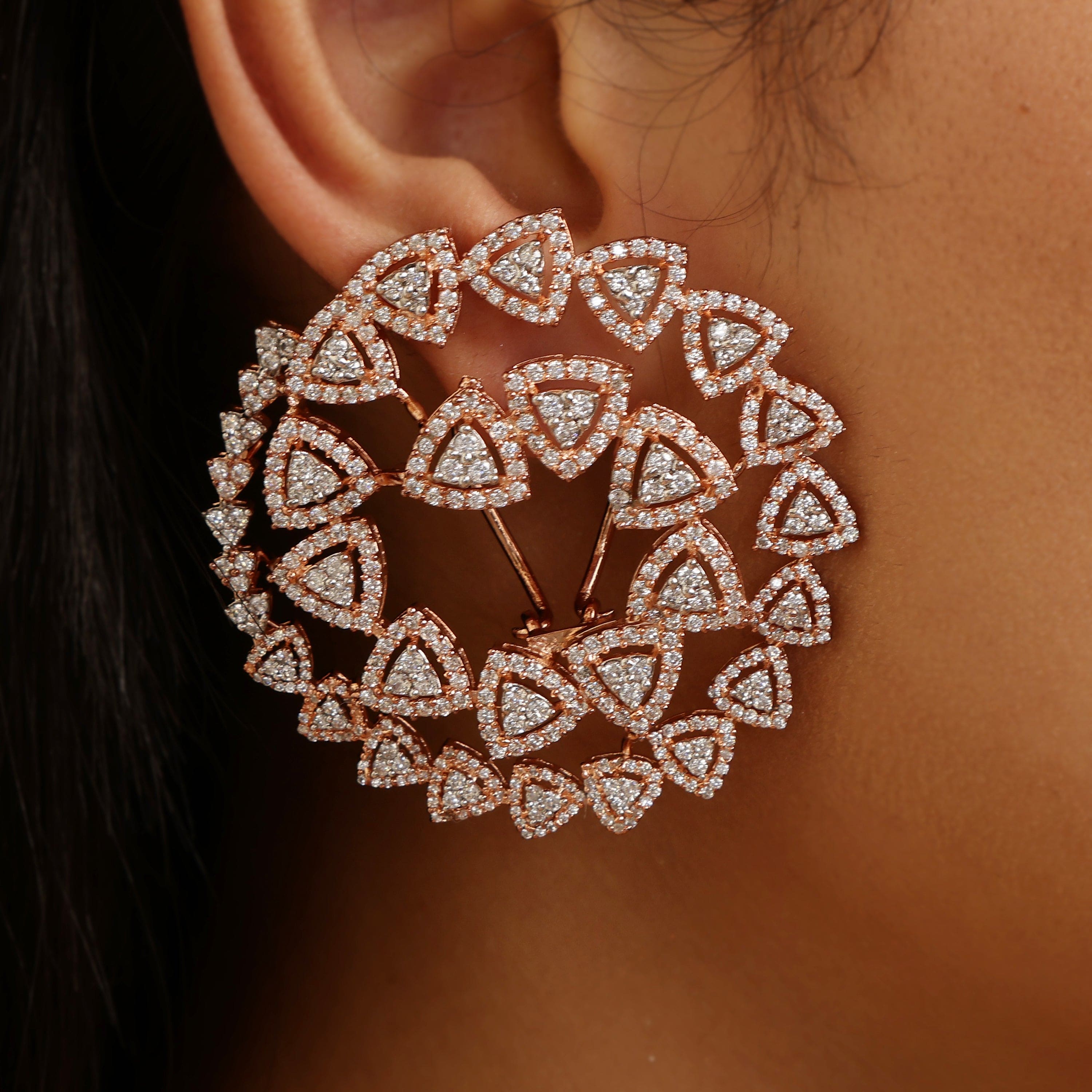 Eternal Swirl 925 Sterling Silver Earrings