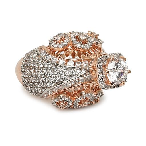 Royal Cluster sterling silver ring lifestyle shot