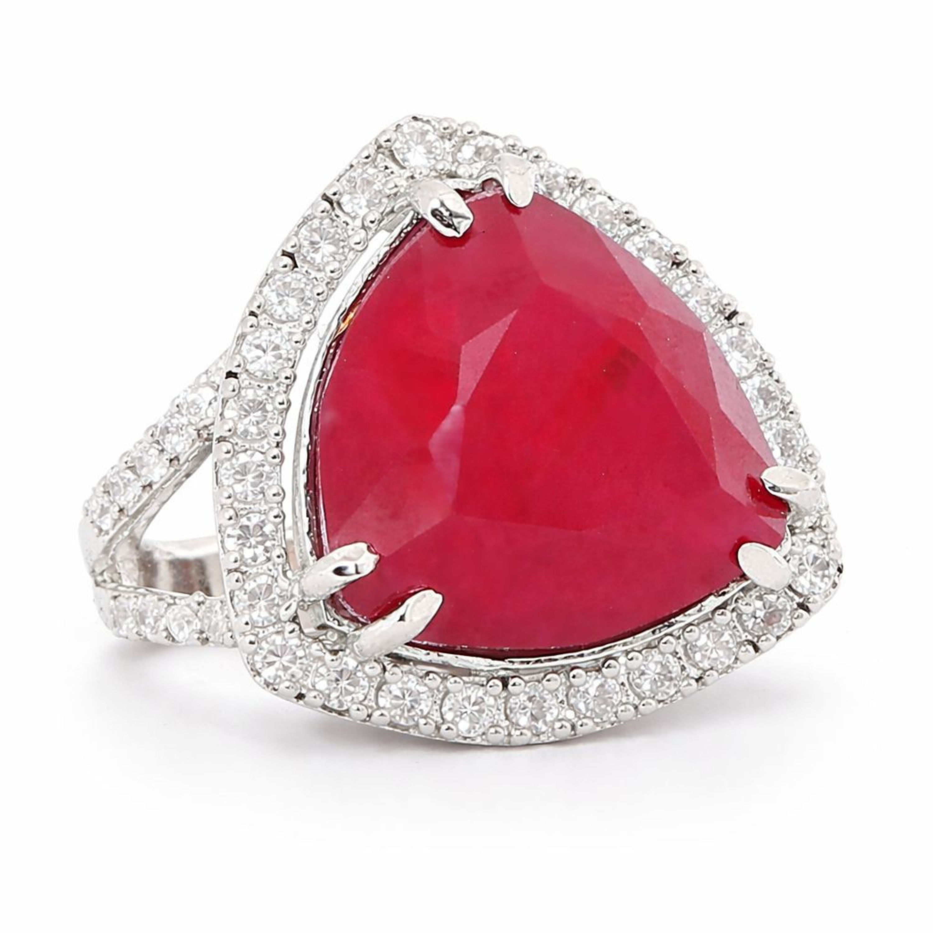 Ruby Aura Ring sterling silver ring additional view