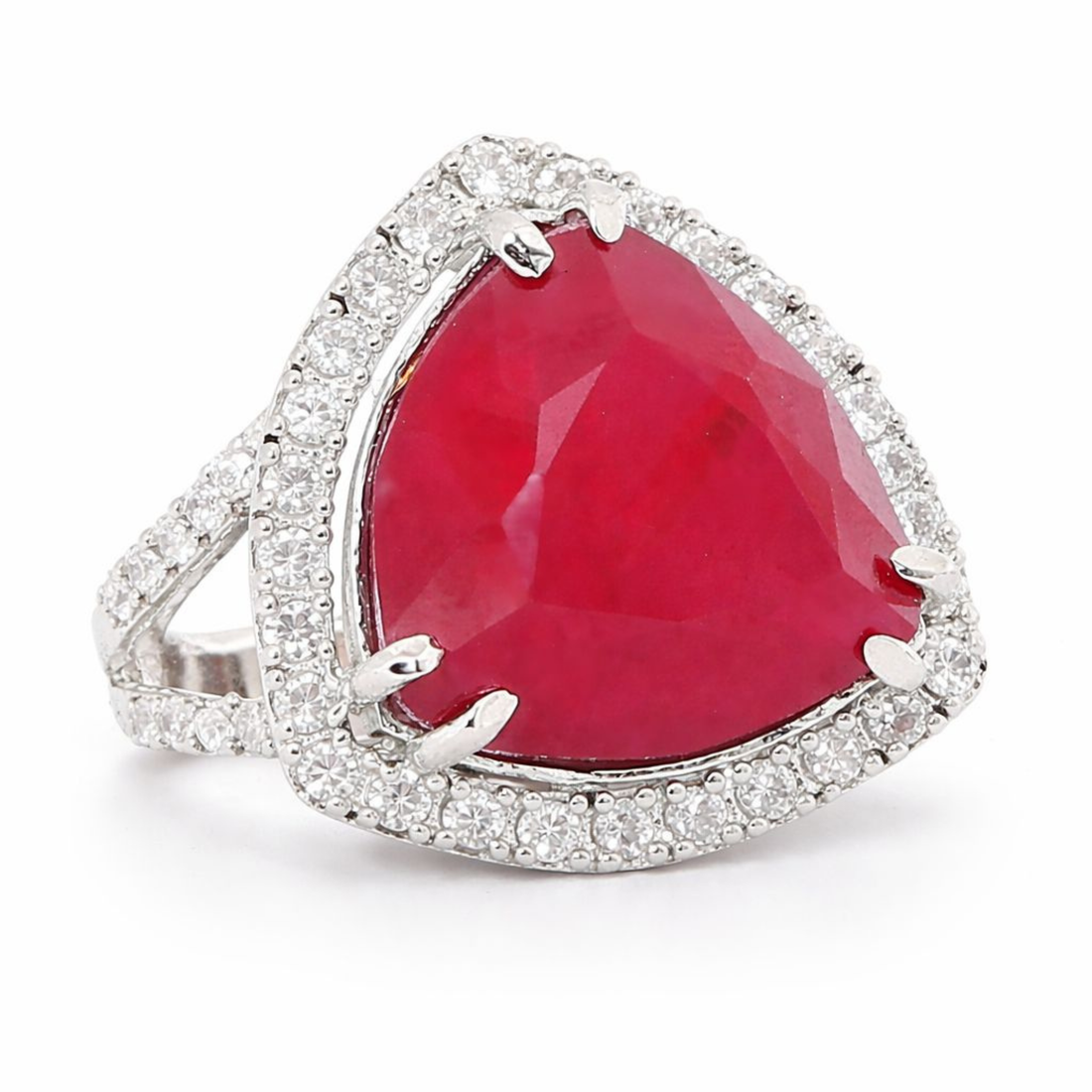 Ruby Aura Ring sterling silver ring additional view