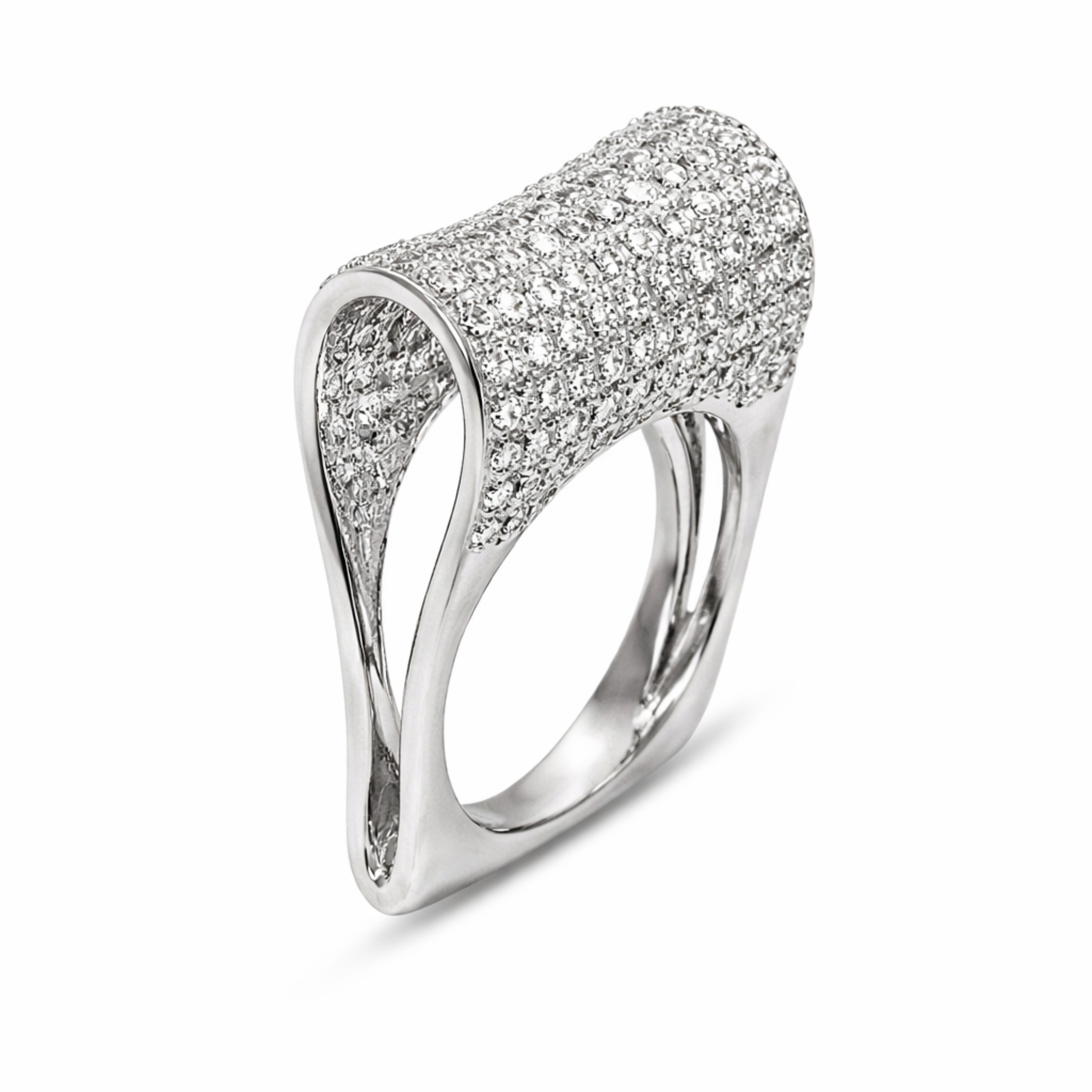 Seamless Sophistication sterling silver ring alternate view