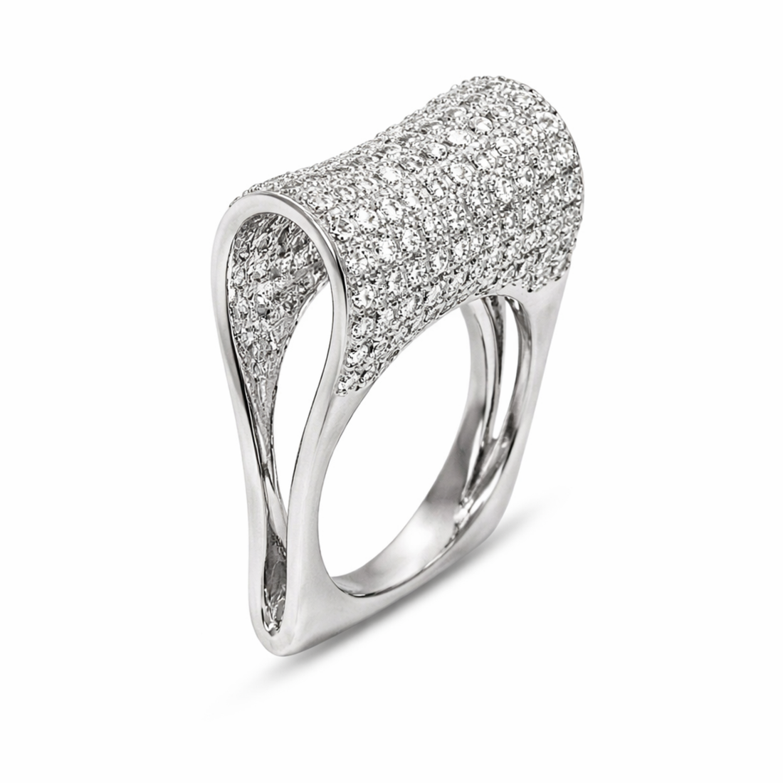 Seamless Sophistication sterling silver ring alternate view