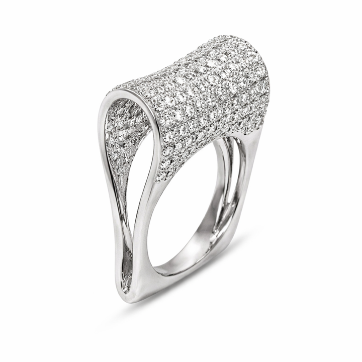 Seamless Sophistication sterling silver ring alternate view
