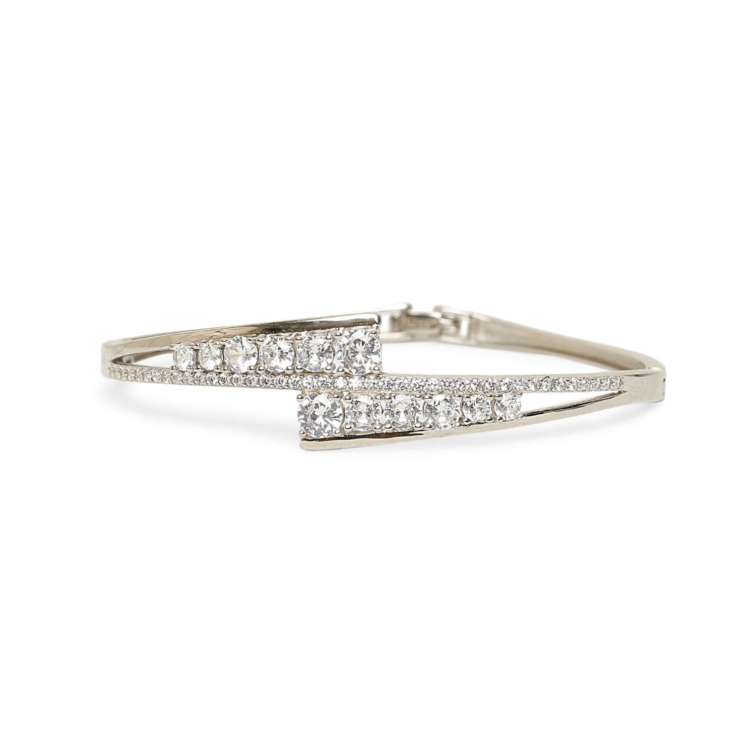 Shimmering Brilliance 925 sterling silver bracelet front view