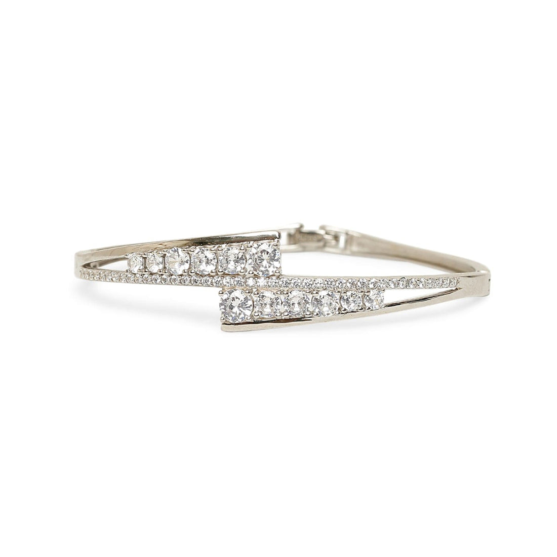 Shimmering Brilliance 925 sterling silver bracelet front view