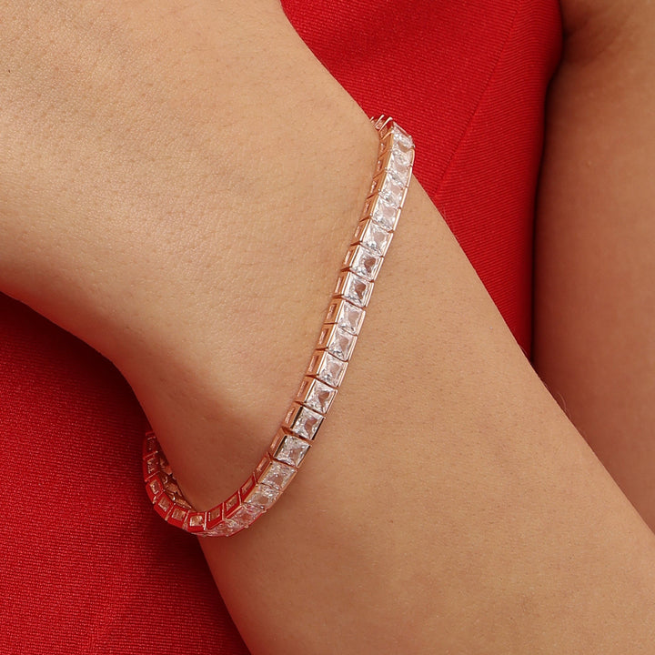 Silver Lining 925 sterling silver bracelet front view