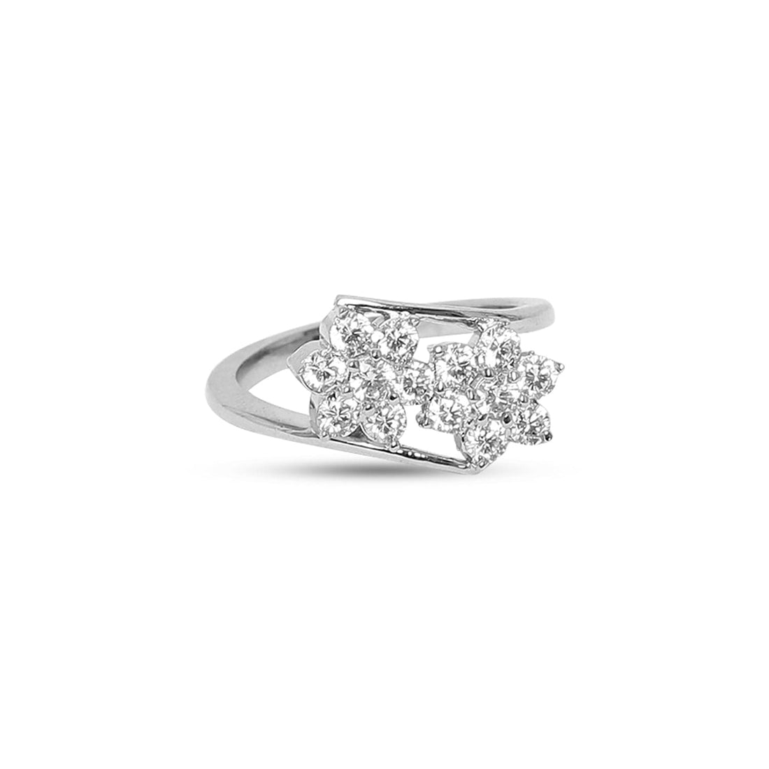 The Enchantress 925 sterling silver ring front view