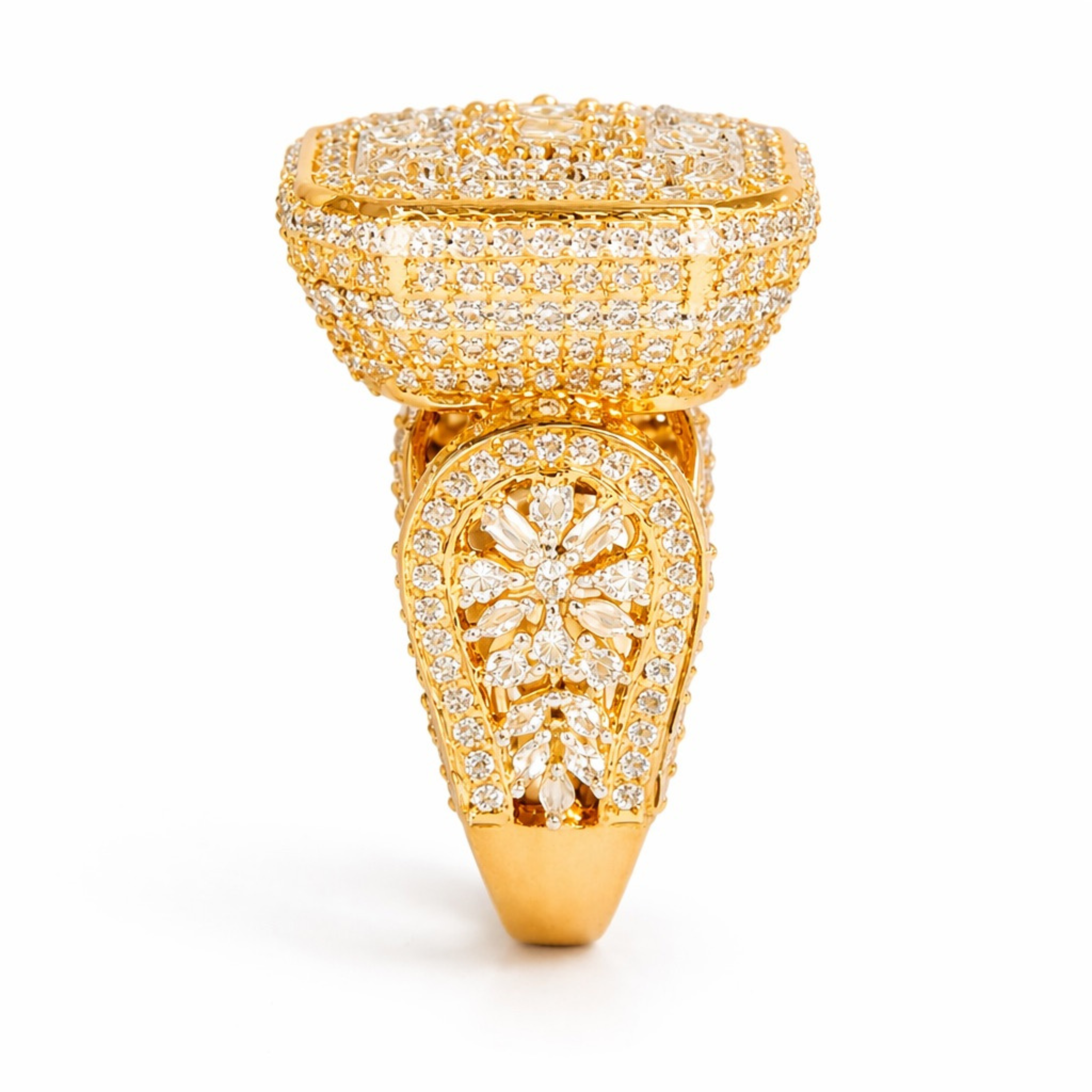The Grandeur 925 sterling silver ring alternate angle view
