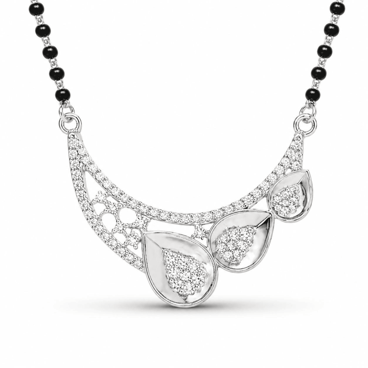 Tranquil Oasis sterling silver mangalsutra alternate view
